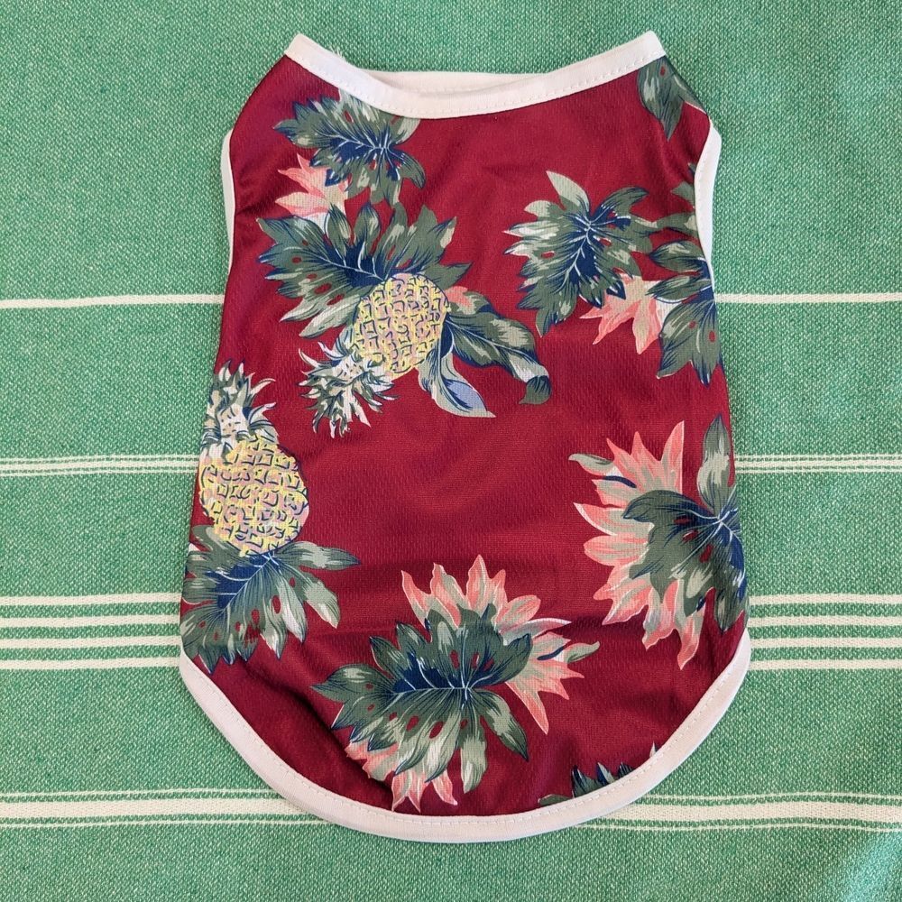 2/$10 🐾 New Size Medium Vibrant Pineapple Dog Shirt - Cat Shirt 🐾